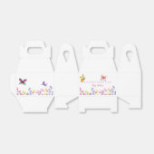 キュートバタフライキス春ベビーシャワー フェイバーボックス (折り畳みなし)