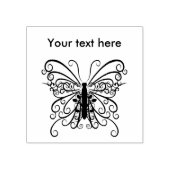 キュートバタフライテーマ ラバースタンプ (インプリント)