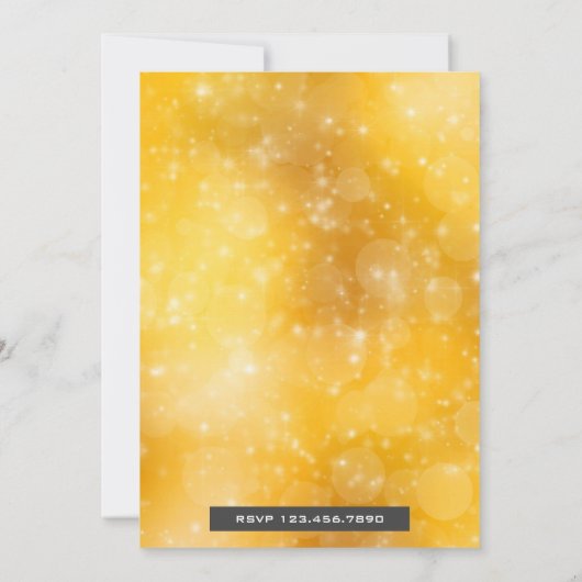 キュートバタフライ子供の誕生日パーティの招待状 招待状 (裏面)