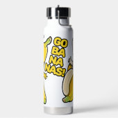 キュートバナナス名前をカスタムする ウォーターボトル (左面)