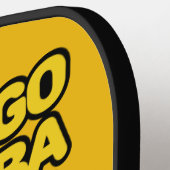 キュートバナナス名前をカスタムする ピックルボールラケット (左詳細)