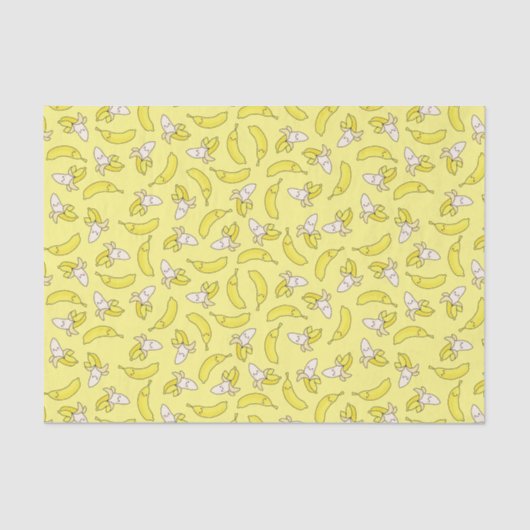 キュートバナナ子供の誕生日かわいい 薄葉紙 (正面)