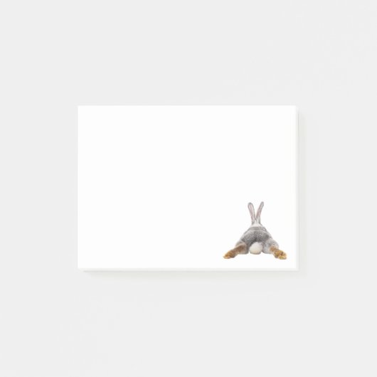 キュートバニーお尻テールラビット ポストイット (正面)