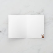 キュートバニーとイースターエッグホリデーサンキューカード サンキューカード (内部)