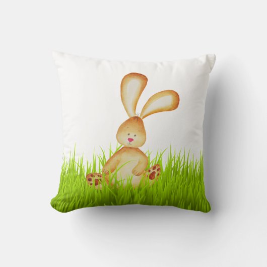 キュートバニーイングラス春 クッション (正面)