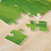 キュートバニーインマウンテンビューパズル ジグソーパズル (側面)