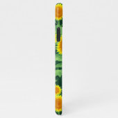 キュートバニーエンチャントひまわりガーデンスケッチ iPhoneケース (右側)