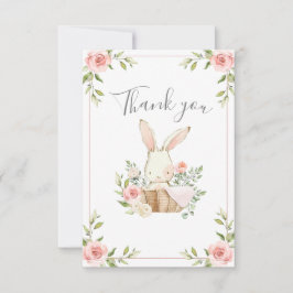 キュートバニーガールズ誕生日 サンキューカード