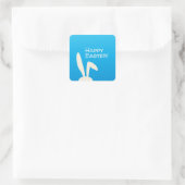 キュートバニーハッピーイースターエッグ狩りパーティー春 スクエアシール (バッグ)