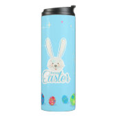 キュートバニーハッピーイースターエッグ狩りパーティー春 タンブラー (回転左)
