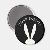 キュートバニーハッピーイースターホリデーエッグ狩りパーティー マグネット (正面/裏面)