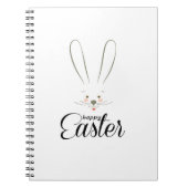 キュートバニーハッピーイースターホリデーパーティートレンディー ノートブック (正面)