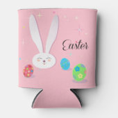 キュートバニーハッピーイースターホリデーパーティートレンディー 缶クーラー (正面)