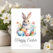 キュートバニーハッピーイースター シーズンカード