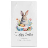 キュートバニーハッピーイースター スモールペーパーバッグ (裏面)