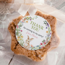 キュートバニーワイルドフラワーガール誕生日