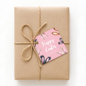 キュートバニー耳ハッピーイースター フェイバータグ