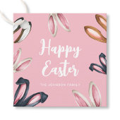 キュートバニー耳ハッピーイースター フェイバータグ