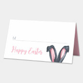 キュートバニー耳ハッピーイースター プレイスカード
