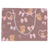 キュートバニー&ボウズ抱き枕 ラージペーパーバッグ (裏面)