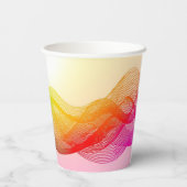 キュートバリスタオブザーシブコーヒーカフェ 紙コップ (裏面)