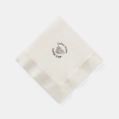 キュートバリスタオブザーシブコーヒーカフェ 縁ありカクテルナプキン (角)