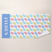 キュートバルーンモノグラムボーイベビー子供部屋 バスタオル (バスタオル)