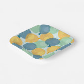 キュートバルーン誕生日紙プレート ペーパープレート (傾斜あり)