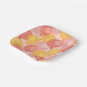 キュートバルーン誕生日紙プレート ペーパープレート (傾斜あり)