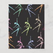 キュートバレリナスクラップブック紙 (裏面)