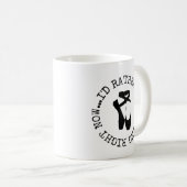 キュートバレリナポインテシューズ コーヒーマグカップ (正面右)