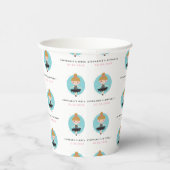 キュートバレリーナインブラックドレス子供の誕生日パーティー 紙コップ (右)