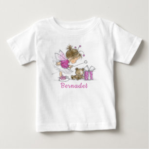 キュートバレリーナフェアリーベビーTシャツ ベビーTシャツ