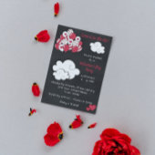 キュートバレンタインデーパーティの招待状 招待状