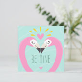 キュートバレンタインデーホリデーカード シーズンカード (スタンド正面)