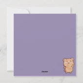 キュートバレンタインデーホリデーカード シーズンカード (裏面)