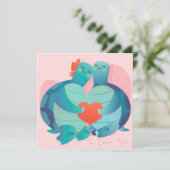 キュートバレンタインデーホリデーカード シーズンカード (スタンド正面)