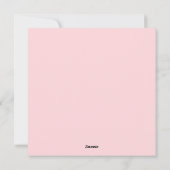 キュートバレンタインデーホリデーカード シーズンカード (裏面)