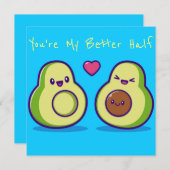 キュートバレンタインデーホリデーカード シーズンカード (正面/裏面)