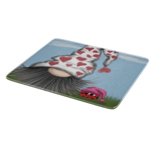 キュートバレンタイン格言 カッティングボード (角)