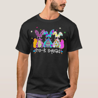 キュートバンニースプレク先生学生分隊ハッピーイースト Tシャツ