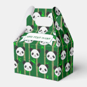 キュートバンブーパンダ柄名前をカスタムする フェイバーボックス (裏面サイド)