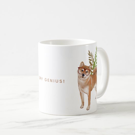 キュートバージーニュアスカイトドッコインミームマグ コーヒーマグカップ (正面右)