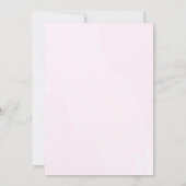 キュートバースデーケーキ誕生日招待状 招待状 (裏面)