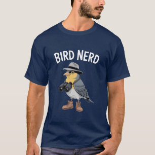 キュートバードウォッチャーバード野鳥観察バードおたくファミリー Tシャツ