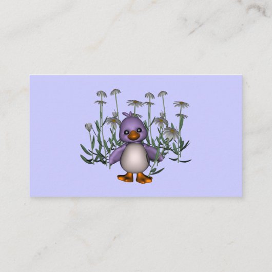 キュートバードデイジーフラワーズ 名刺 (裏面)