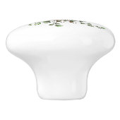 キュートバードフォレストグリーンリーウッドランドベビー子供部屋 セラミックノブ (側面)