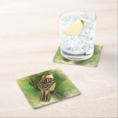 キュートバード紙コースター スクエアペーパーコースター (インサイチュ)