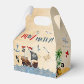 キュートパイレーツ誕生日パーチメント水の色 フェイバーボックス (裏面サイド)