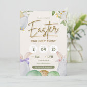 キュートパカラフルステルイースターエッグ狩り招待状 シーズンカード (スタンド正面)